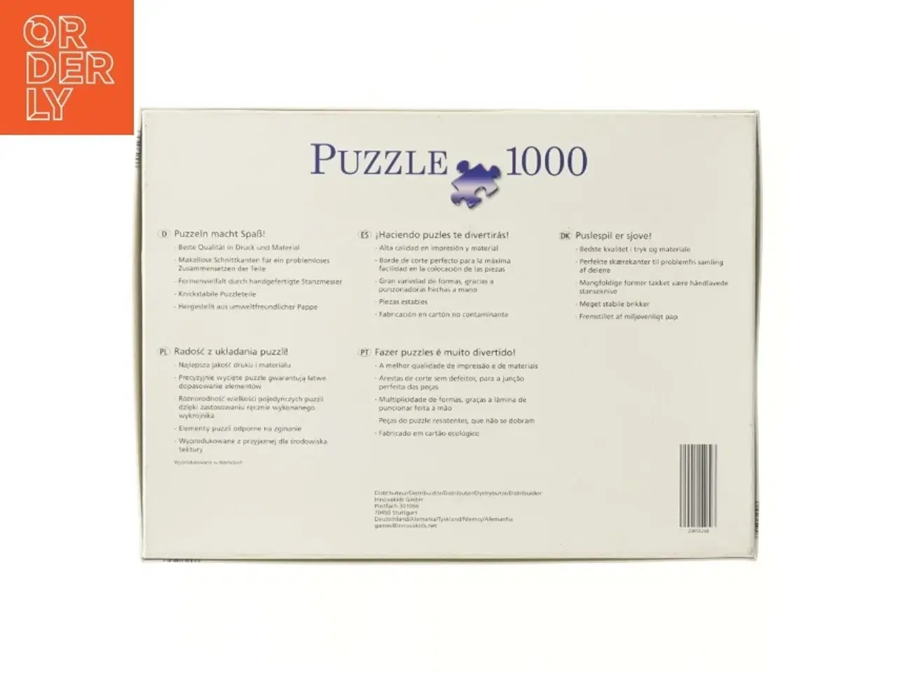 Billede 3 - Undervands puslespil med 1000 brikker (str. 1000 brikker 70x50 cm)