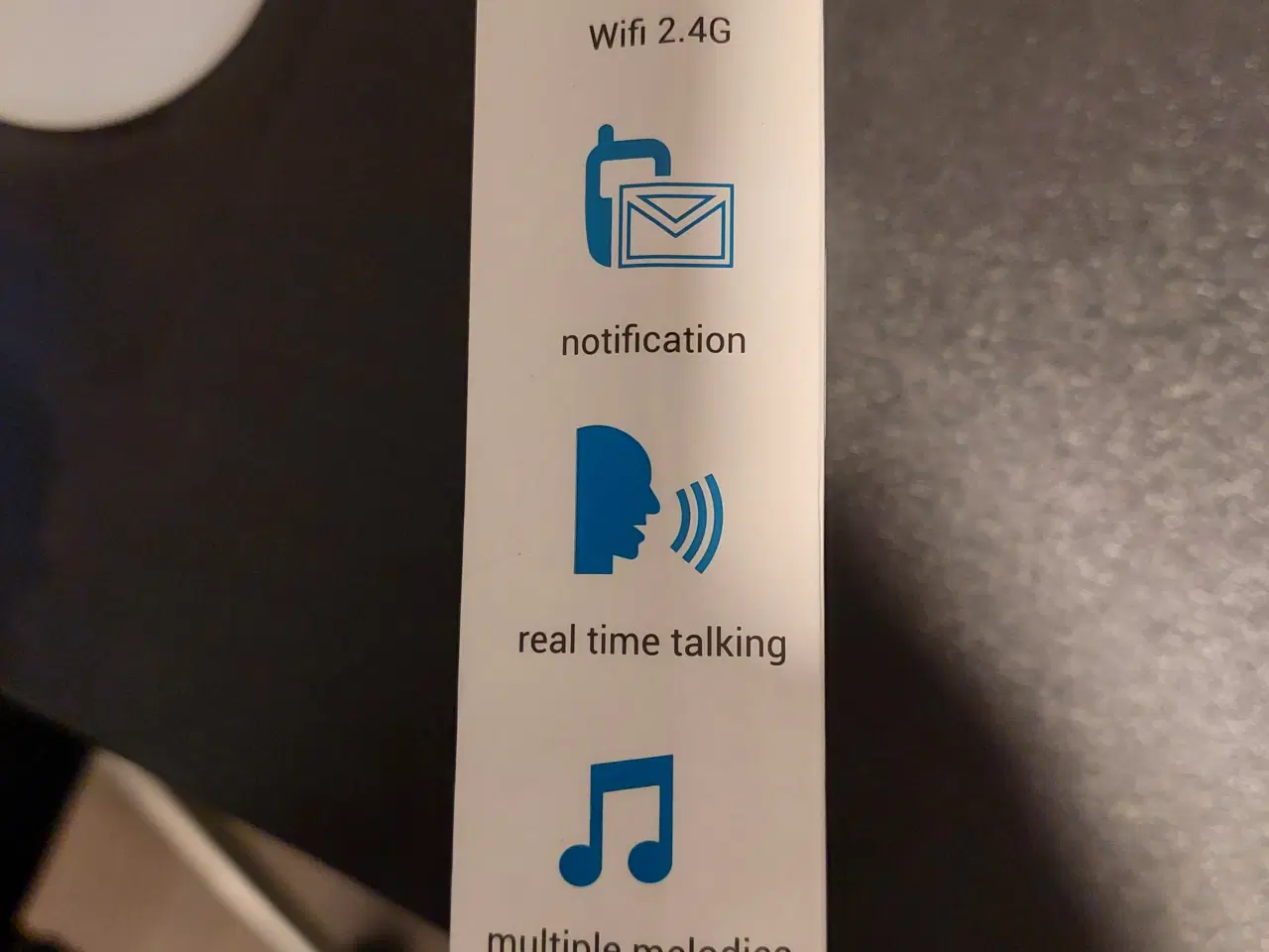 Billede 2 - 1 sæt smart visuel dørklokke, 2,4 GHz Wifi trådløs