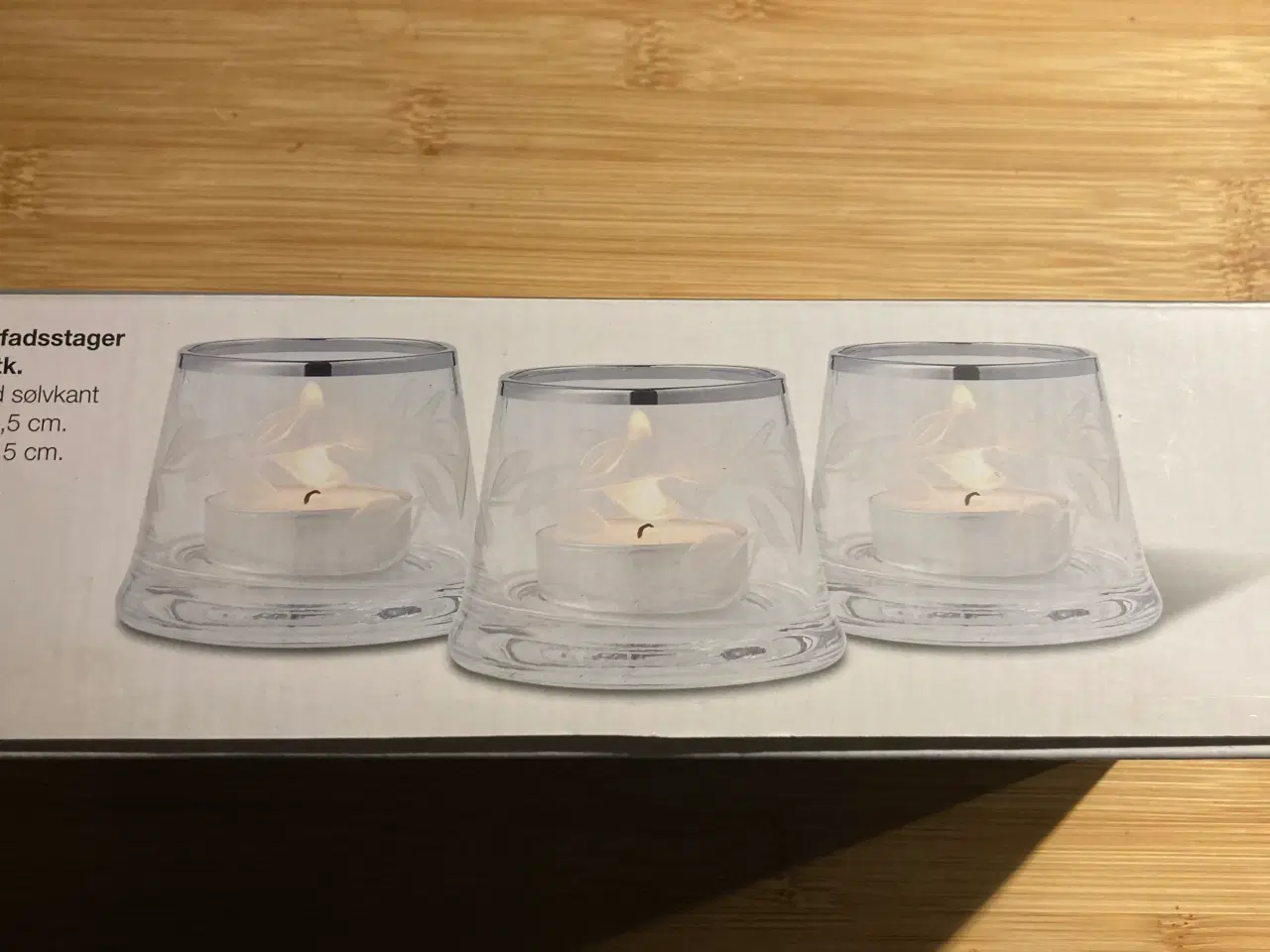 Billede 8 - 3 stk helt nye fyrfadsstager