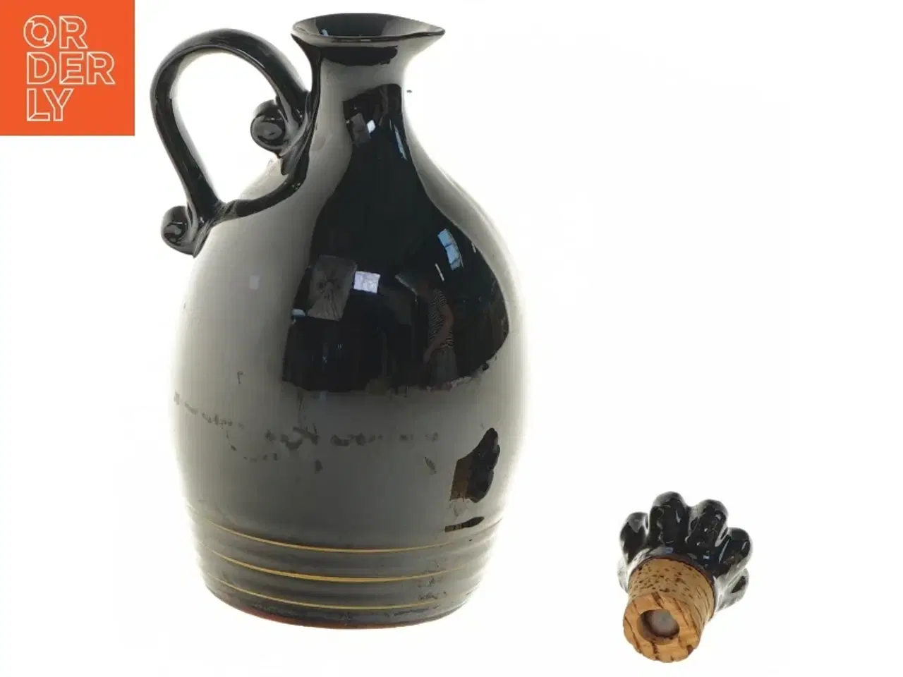 Billede 3 - Retro snapseflaske med ballerina (str. 23 cm)