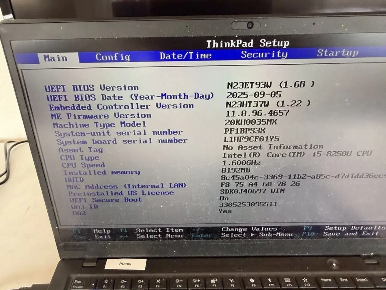 Billede 3 - Bærbar computer LENOVO X1 Carbon 6th Gen.