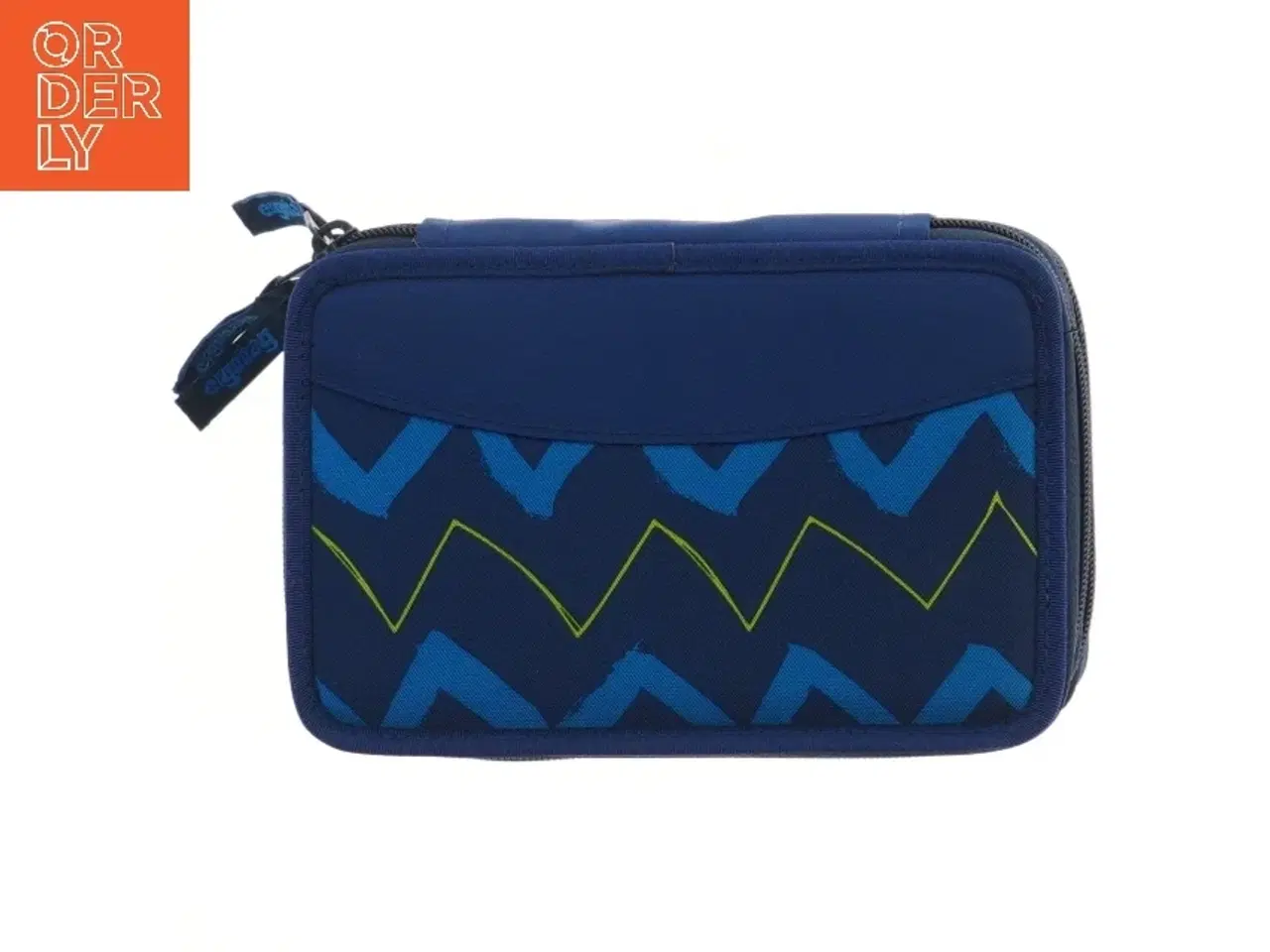 Billede 2 - Blå penalhus med farveblyanter og tuscher fra Ergobag (str. 20,5x14 cm)