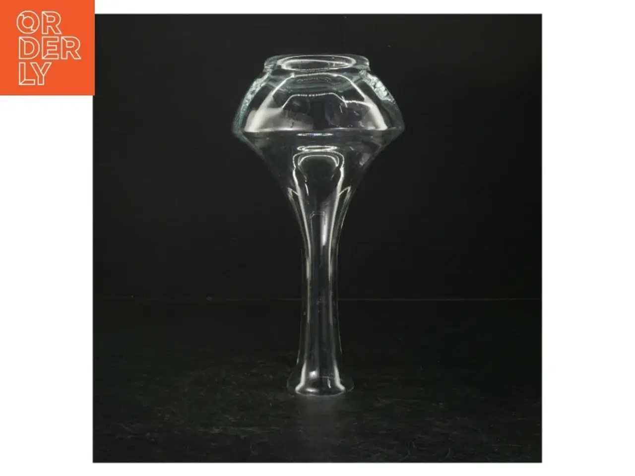 Billede 4 - Glasvase, karaffel fra Holmegaard (str. Ø 6 cm. længde, 27 cm)