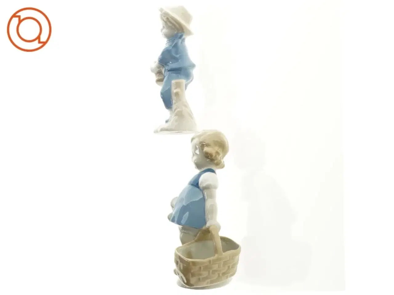 Billede 2 - 2 porcelænsfigurer  (str. 13 cm)