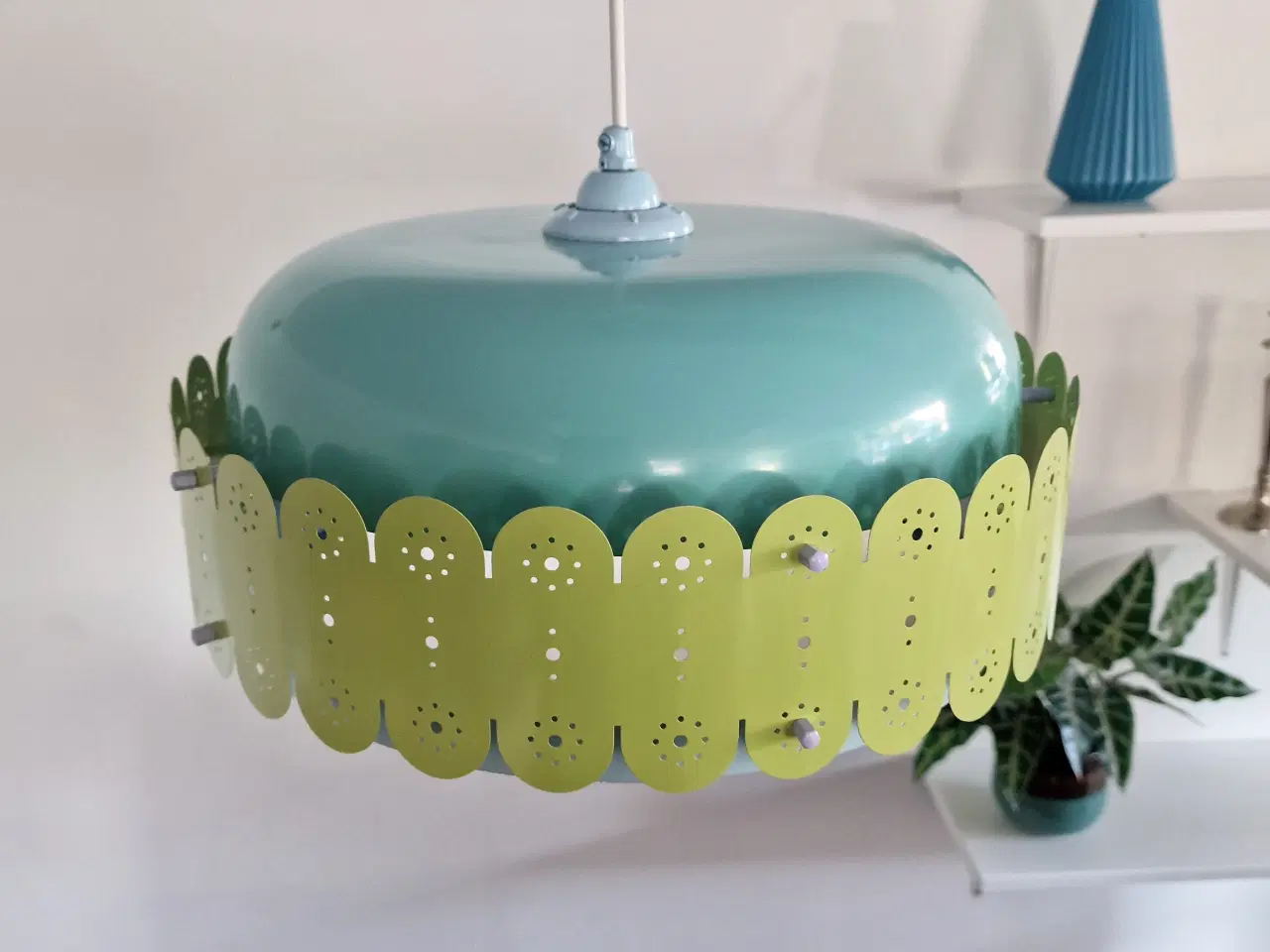 Billede 3 - Smuk upcycled lampe.