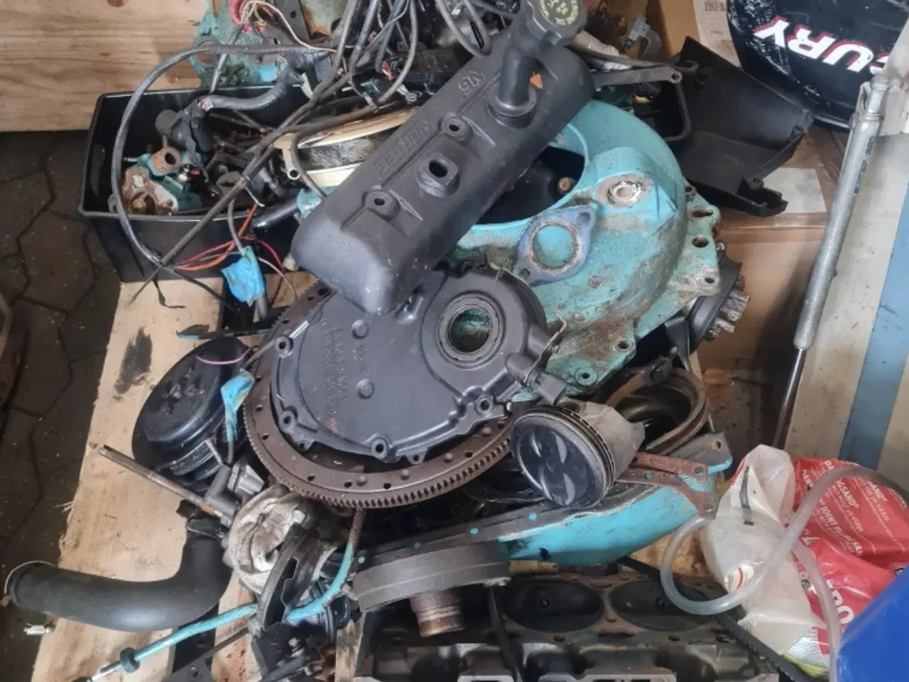 Billede 8 - speedbåd incl bådtrailer samt defekt motor