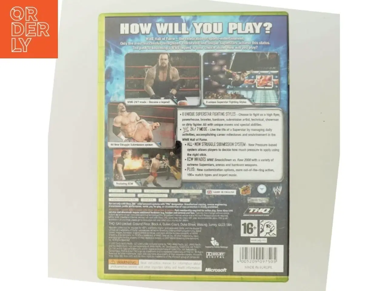 Billede 3 - WWE SmackDown vs. Raw 2008 Xbox 360 Spil fra THQ