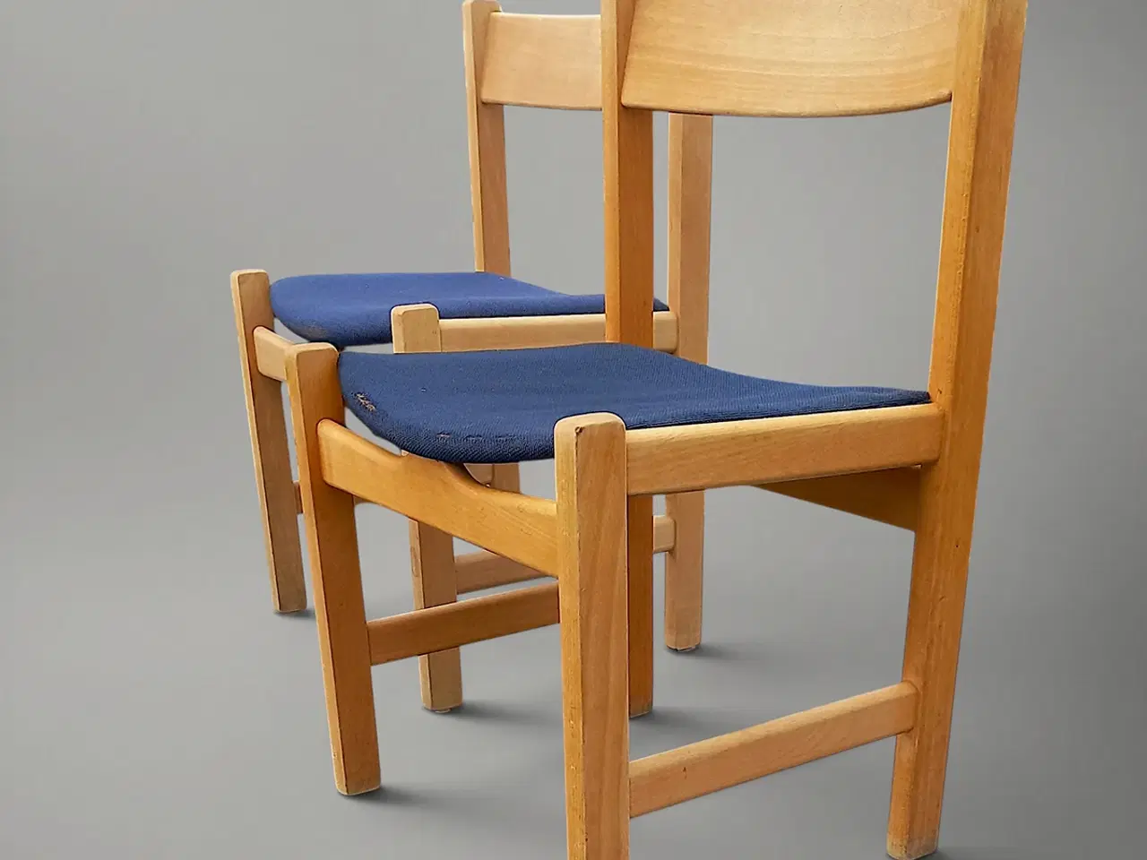 Billede 1 - Wegner/Getama stole i bøg - 2 stk.