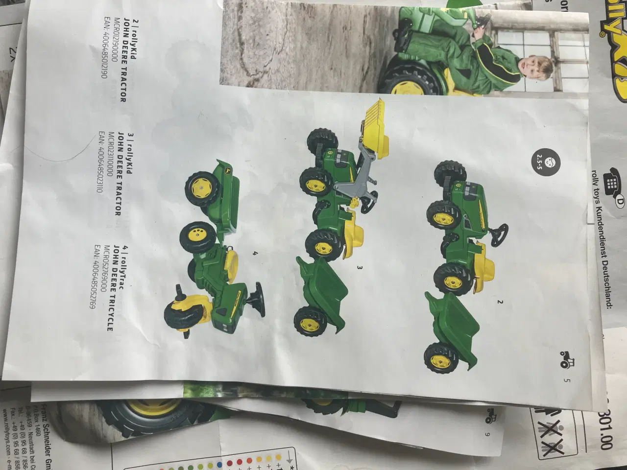 Billede 9 - Fejlkøb! John Deere.Kun samlet.Klistermærker med😉