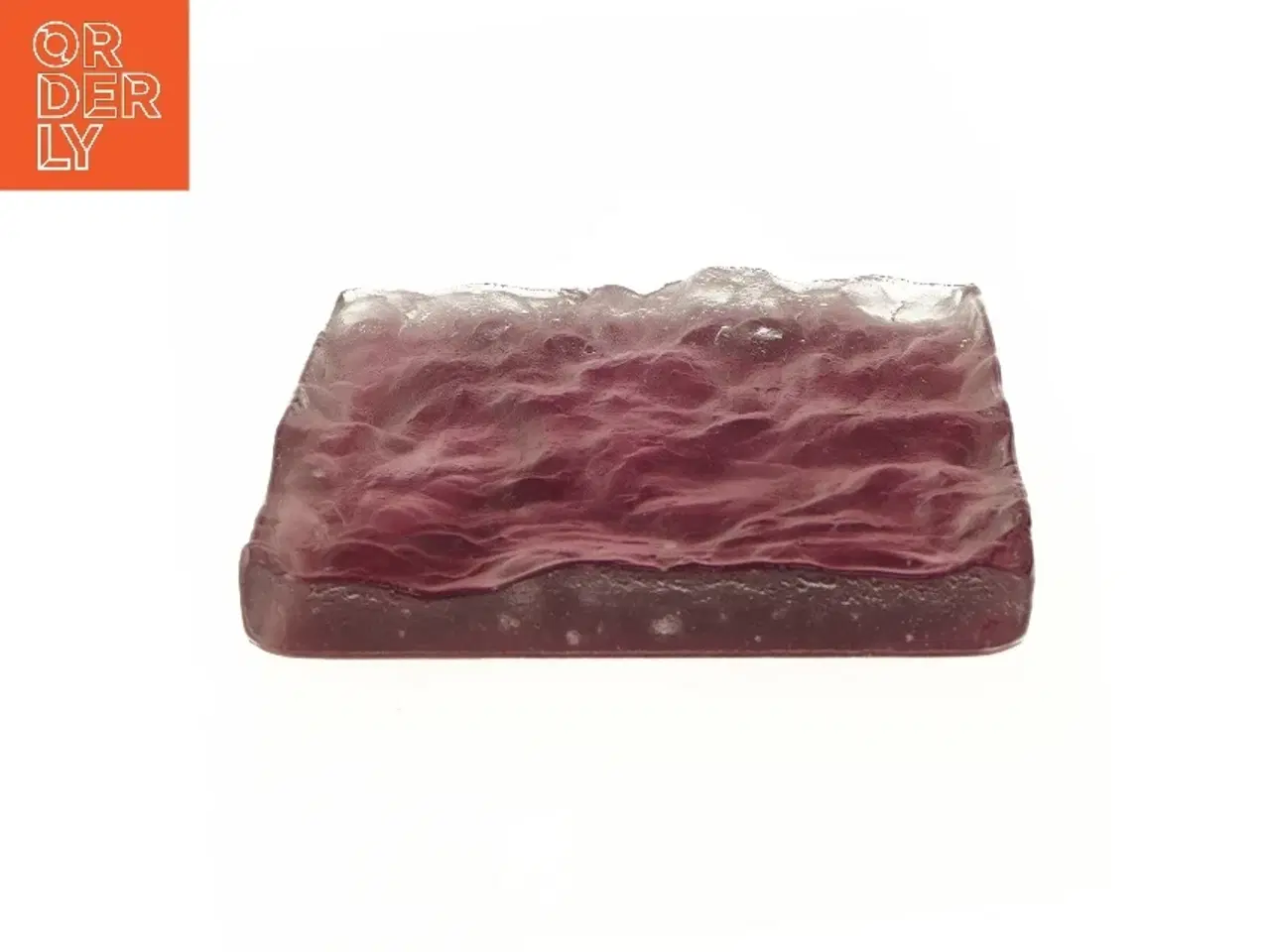 Billede 1 - Lilla glasdekorationsobjekt (str. 22,5x21,5 cm)