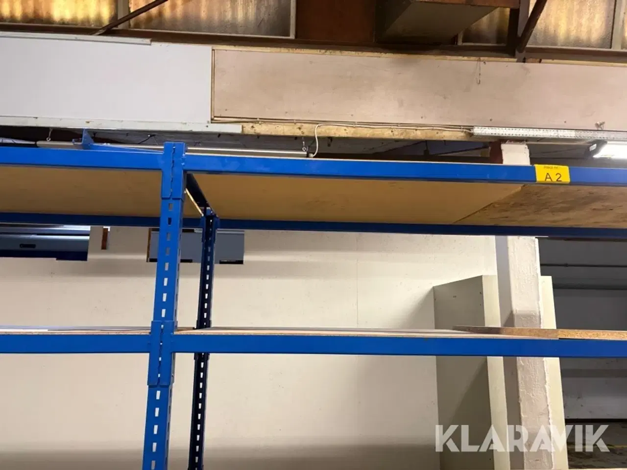 Billede 9 - Værkstedsreol 2 sektioner