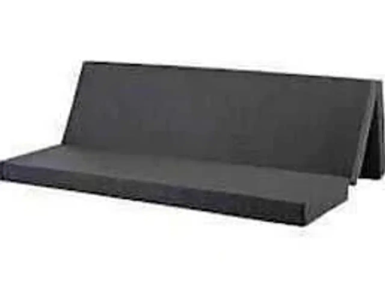 Billede 2 - Sleepy lux foldemadras Antracit 180x150x12 cm