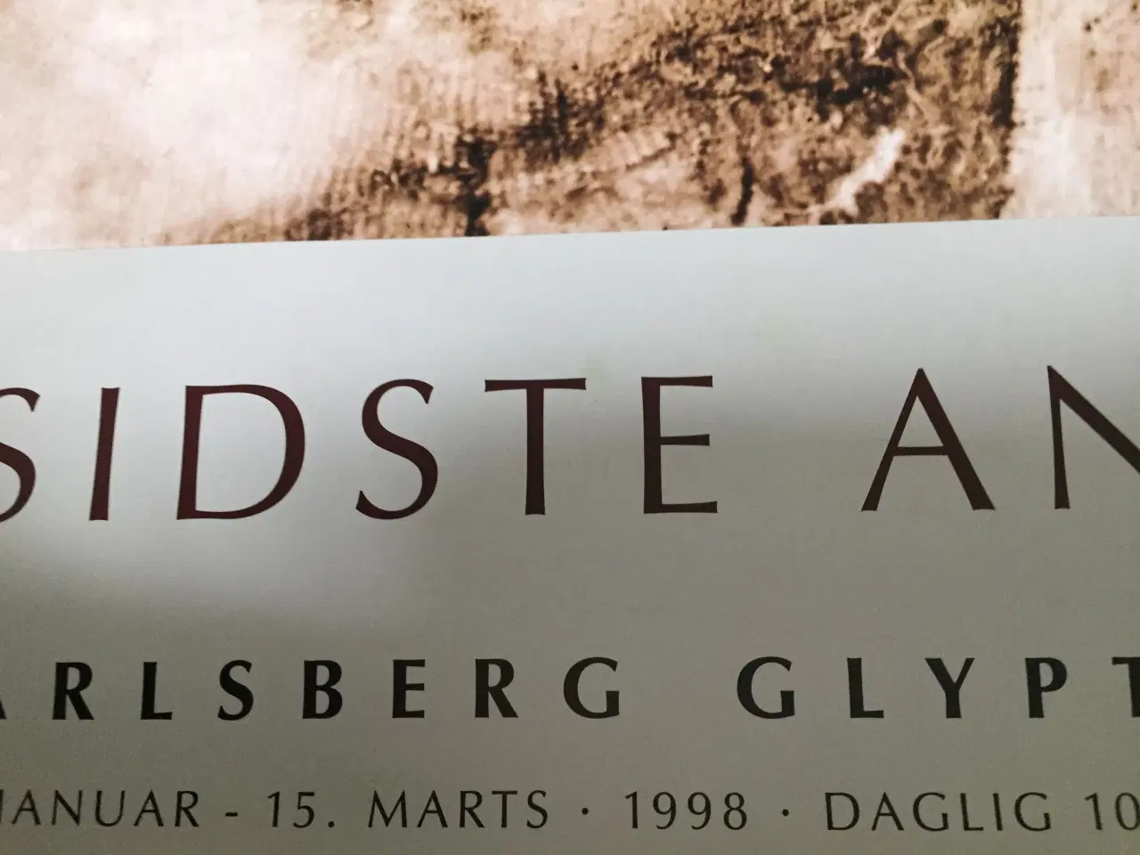 Billede 3 - Plakat Ny Carlsberg "Det sidste ansigt"