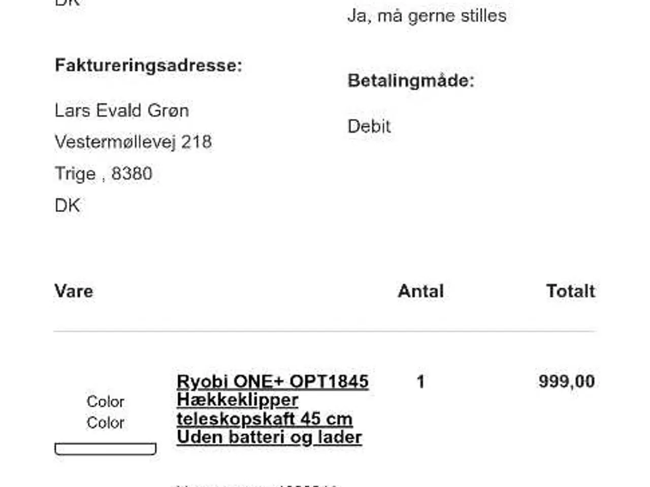Billede 4 - Hækkeklipper uden batteri og lader