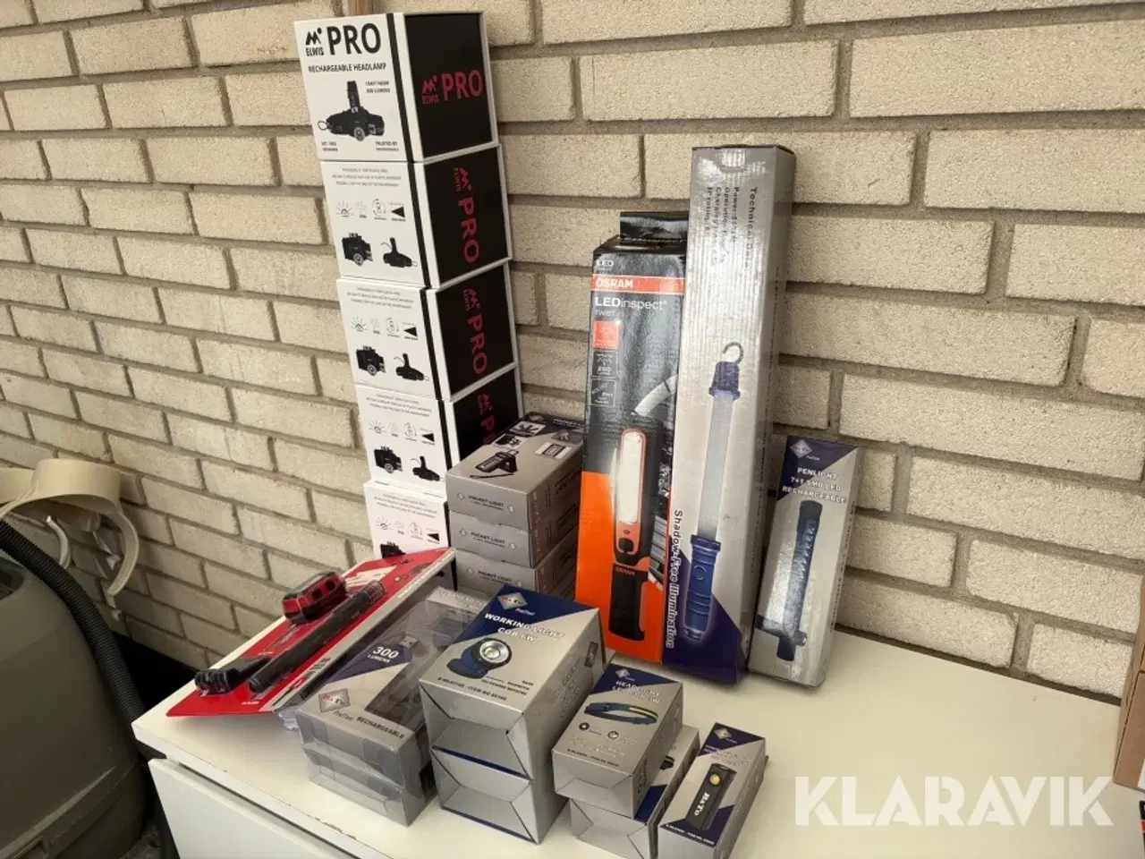 Billede 1 - Værkstedslamper og pandelamper Elwis - Osram - Bato - Milwaukee