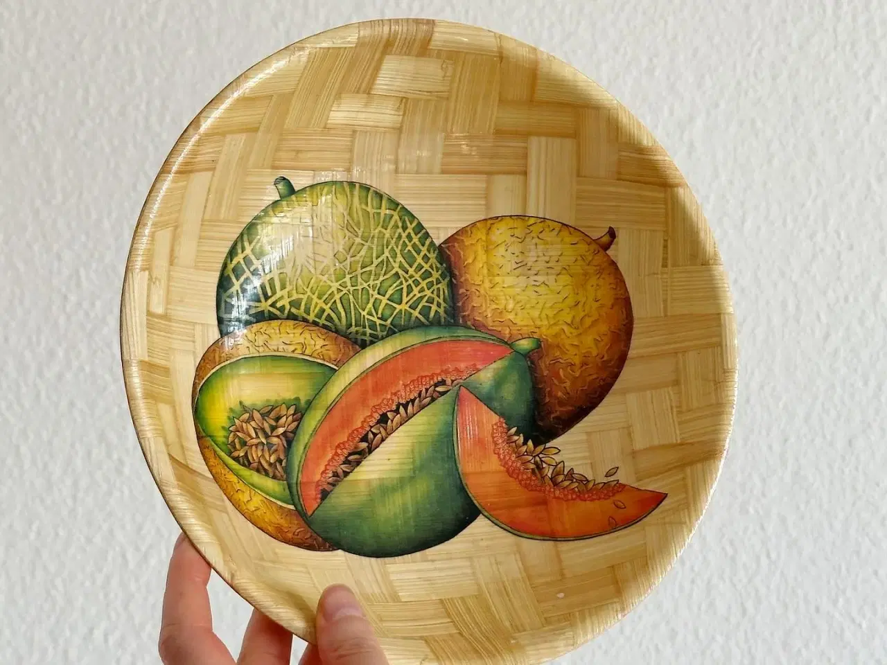 Billede 3 - Finerskål m melontryk