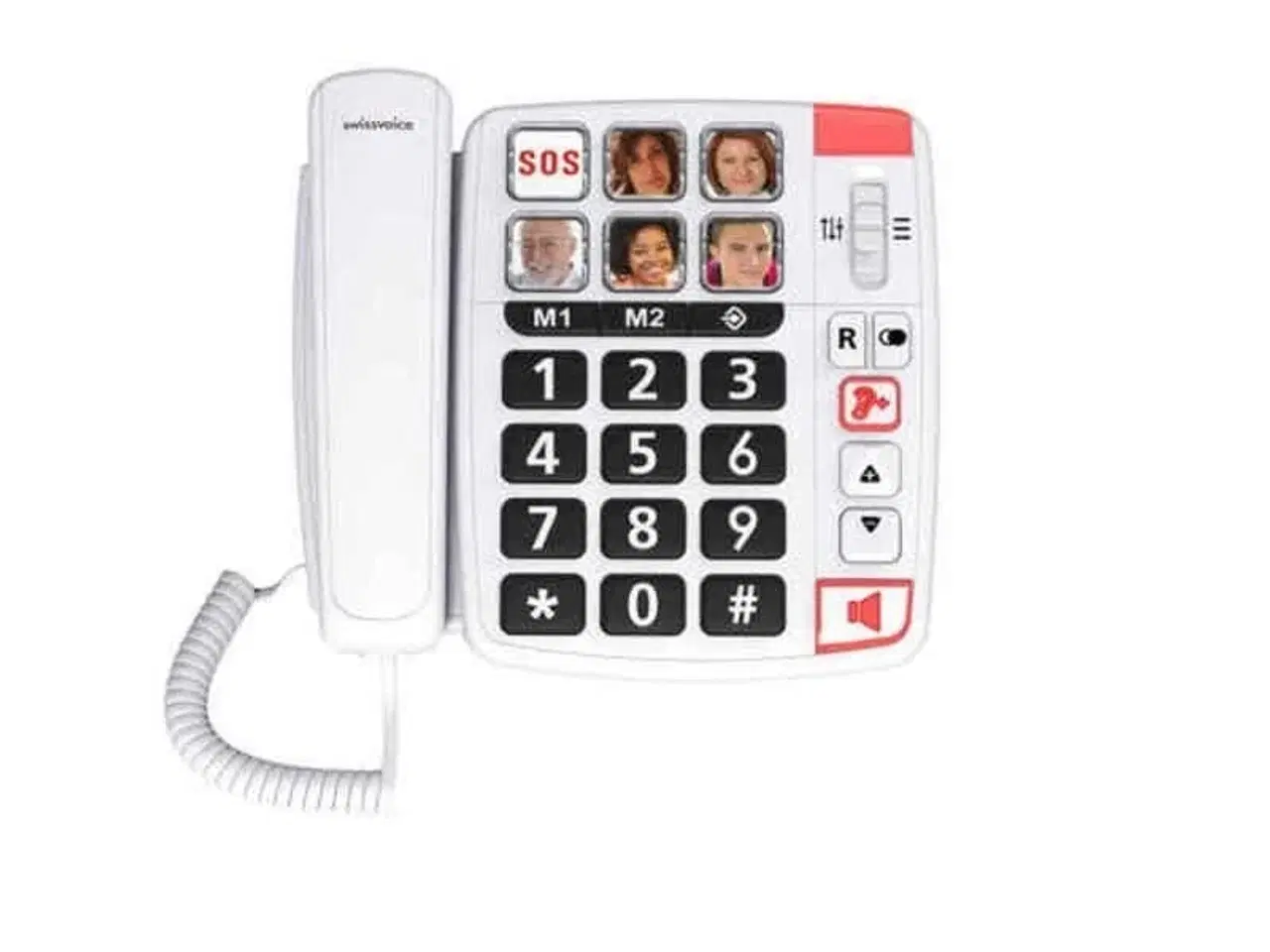 Billede 1 - Fastnettelefon til ældre Swiss Voice Xtra 1110 Hvid
