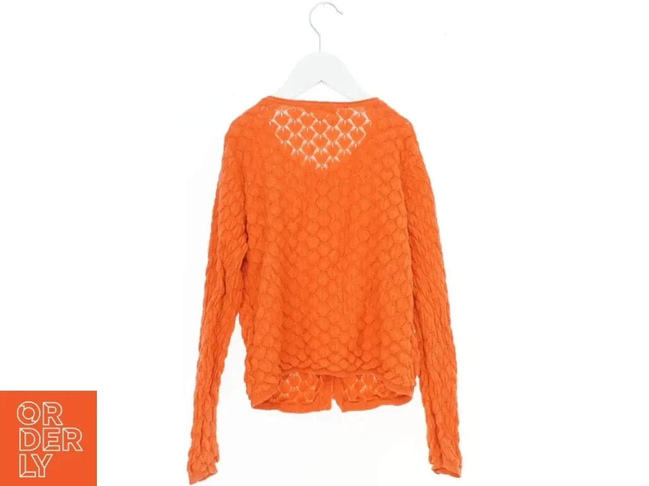 Billede 2 - Orange cardigan med mønster fra H&M (str. 128)
