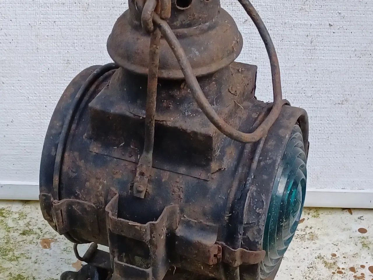 Billede 3 - Antik jernbanelygte, tysk.