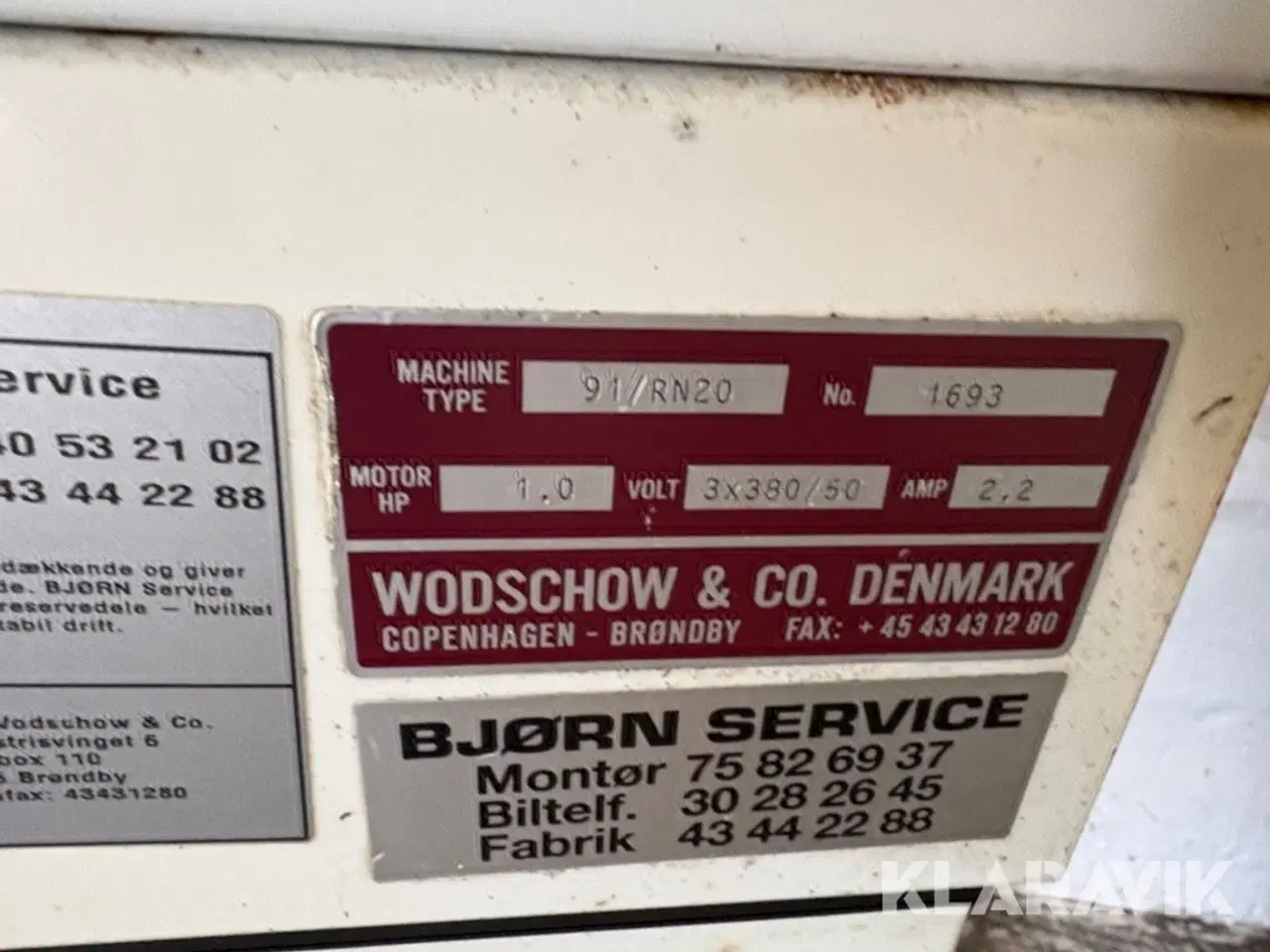Billede 8 - Røremaskine Sofschow & co Denmark 91/RN20