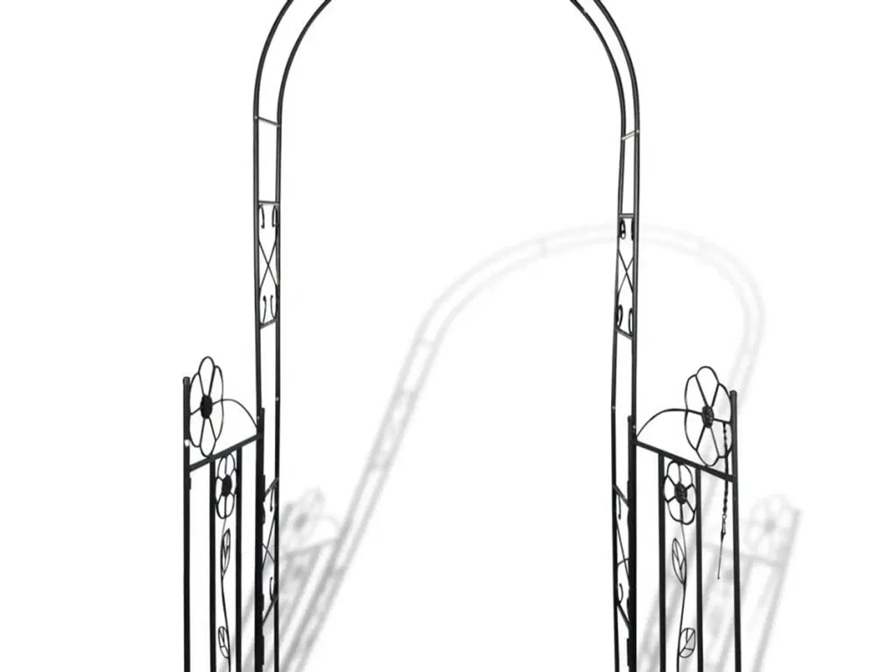 Billede 3 - Rosenbue med låge til haven