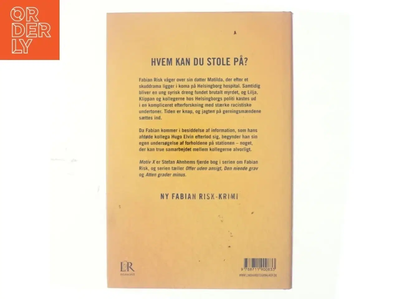 Billede 3 - Motiv X af Stefan Ahnhem (Bog)