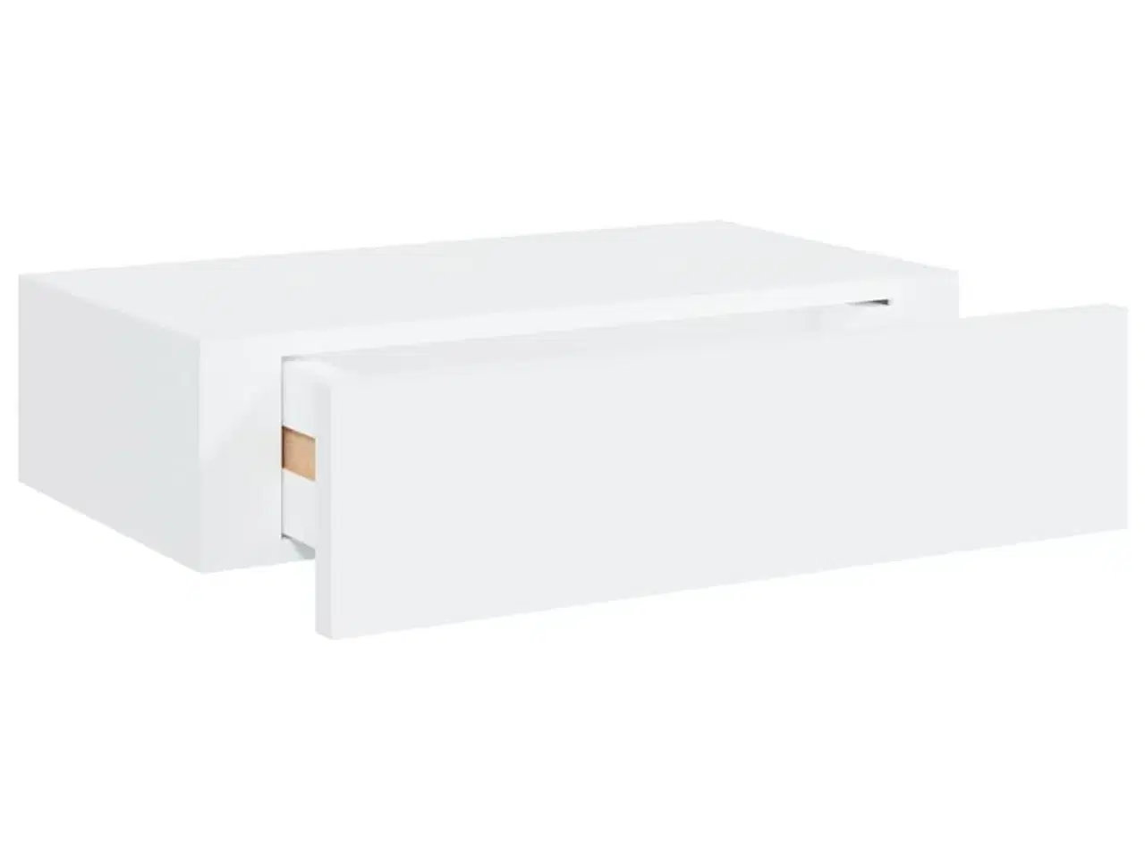 Billede 7 - Væghylder med skuffer 2 stk. 40x23,5x10 cm MDF hvid