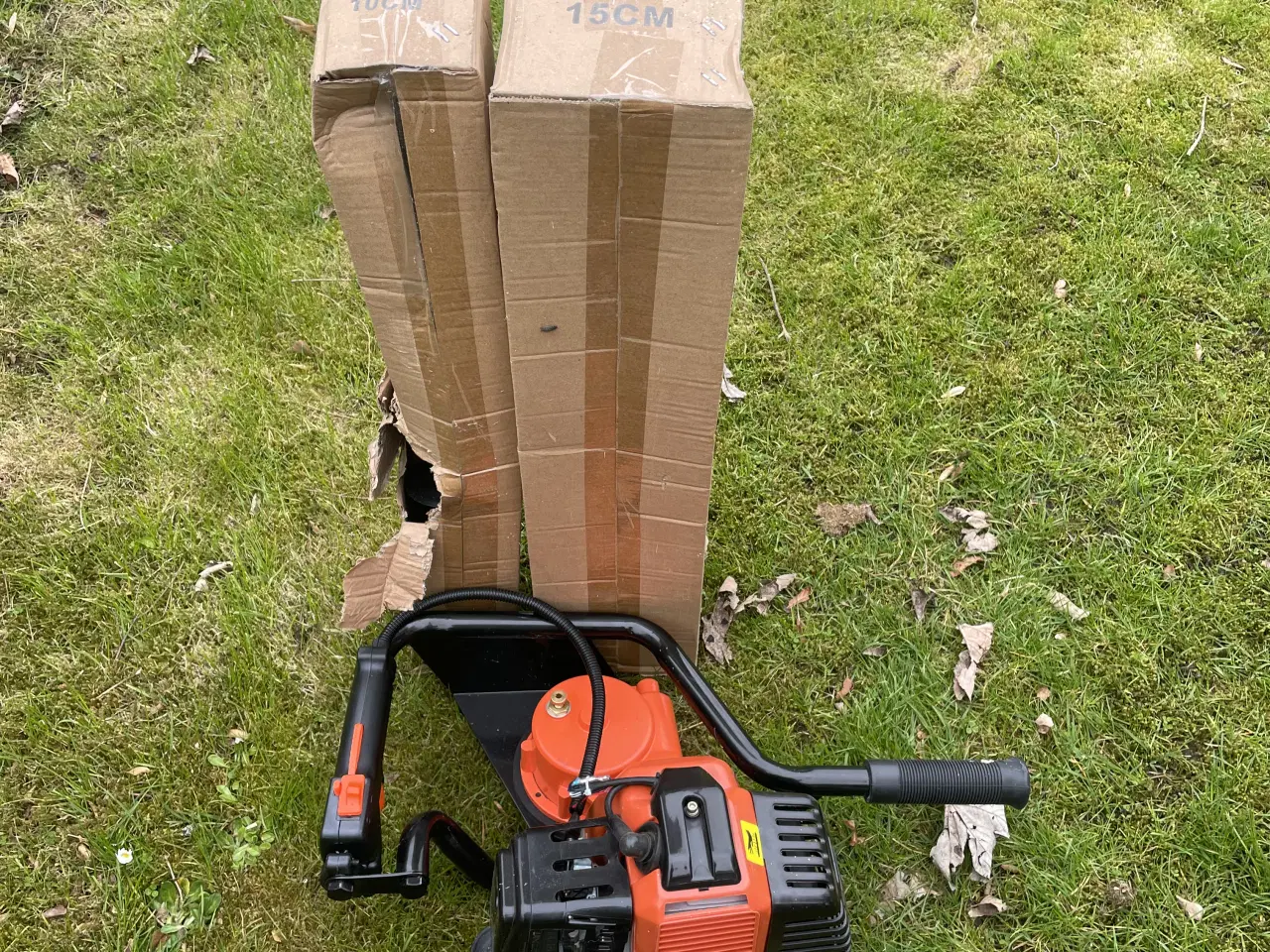 Billede 1 - Jordbor ny m/ 1 ø 100 og 1 ø 150  mm bor 