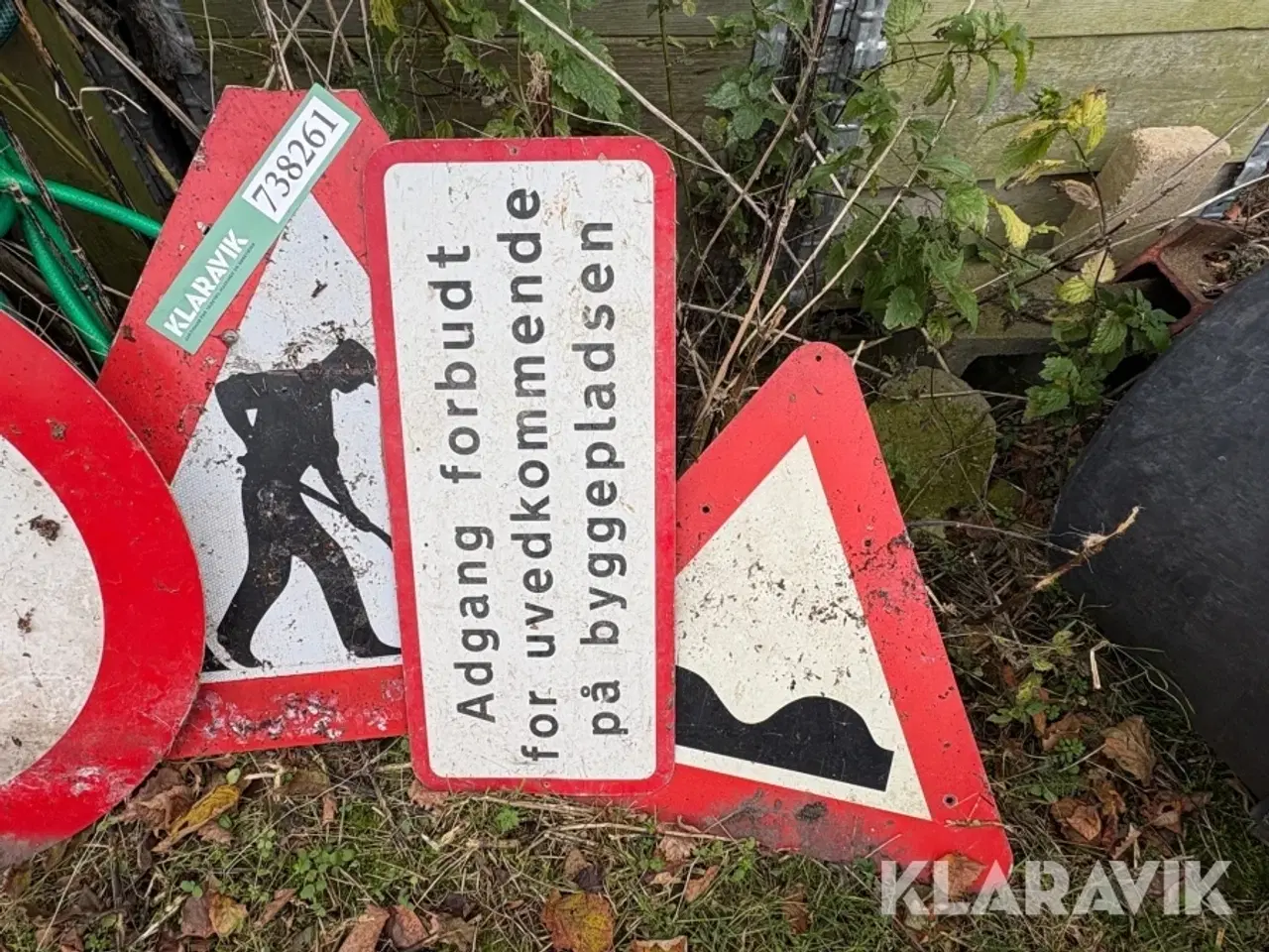 Billede 9 - Blandet trafik skilte og kegler