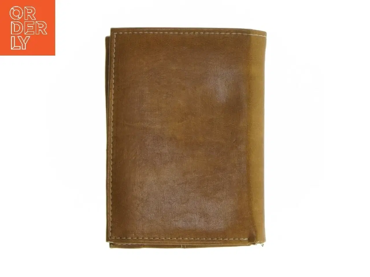 Billede 2 - Brun læderpung (str. 13,5 x 10 cm)