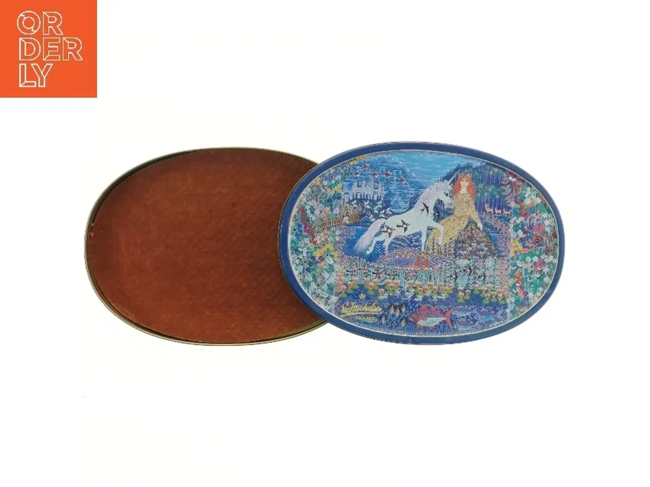 Billede 3 - Dekoreret chokoladeæske fra Summerbird Michelson (str. 32,5x22,5 cm)