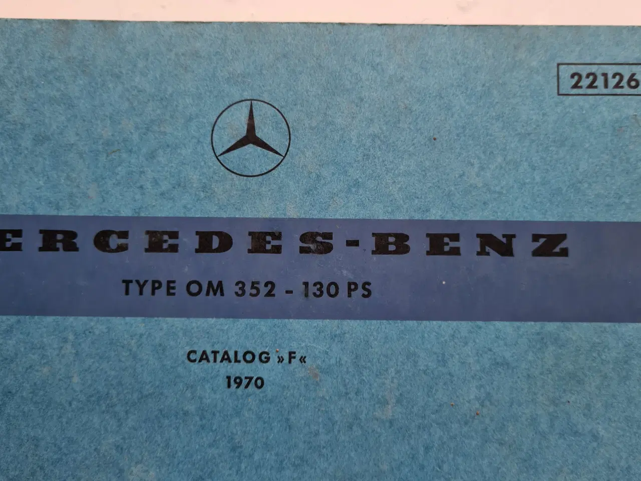Billede 2 - Mercedes Katalog  OM 352motor  