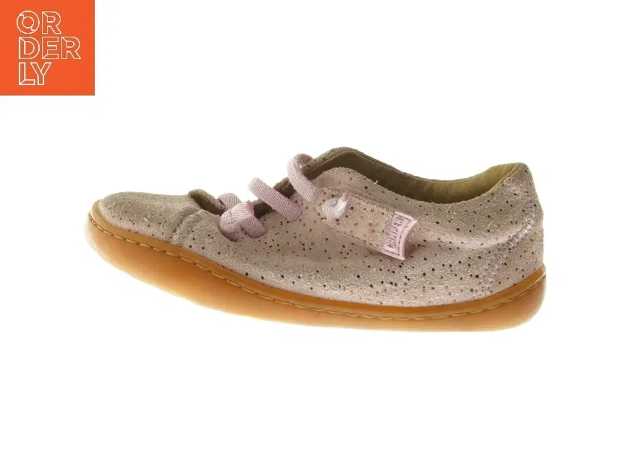 Billede 1 - Lyserøde børnesko fra Camper i ruskind, str. 25 fra Camper (str. 25 )