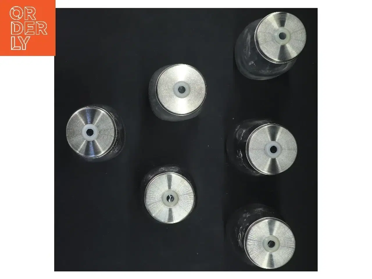 Billede 3 - To-Go glasflasker med låg (str. 6 stk 16 cm)