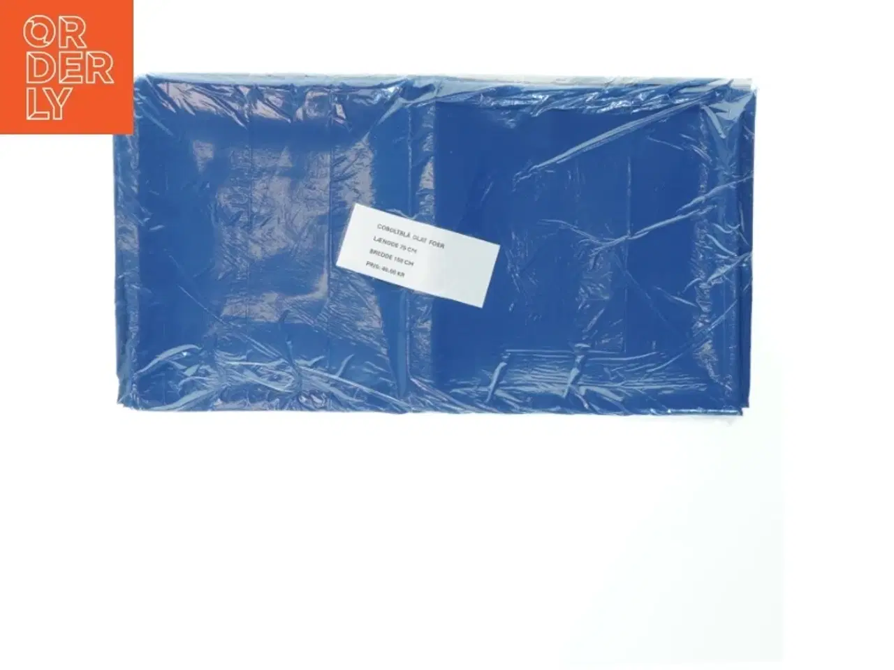 Billede 2 - Koboltblå glat foer