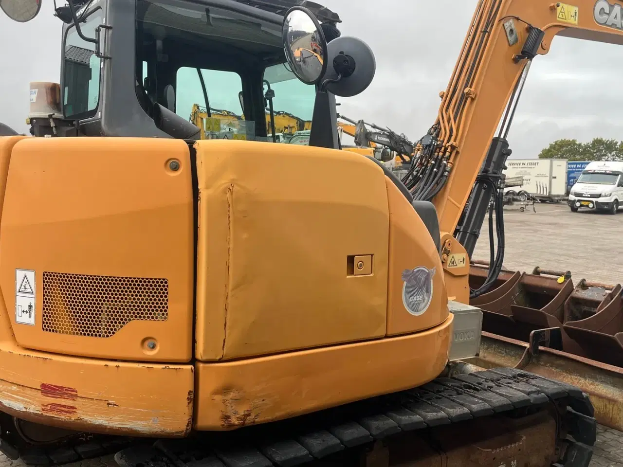 Billede 5 - Case CX 80 Rotortilt og fuld skovlpakke