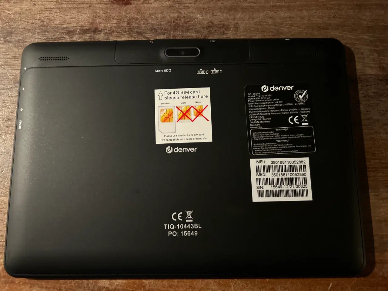 Billede 4 - Denver 4G Tablet