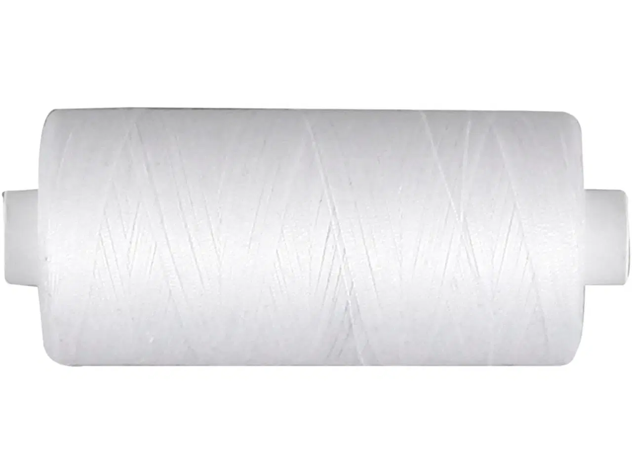 Billede 1 - Hvid Sytråd 1000m - 100% Bomuld, Høj Kvalitet