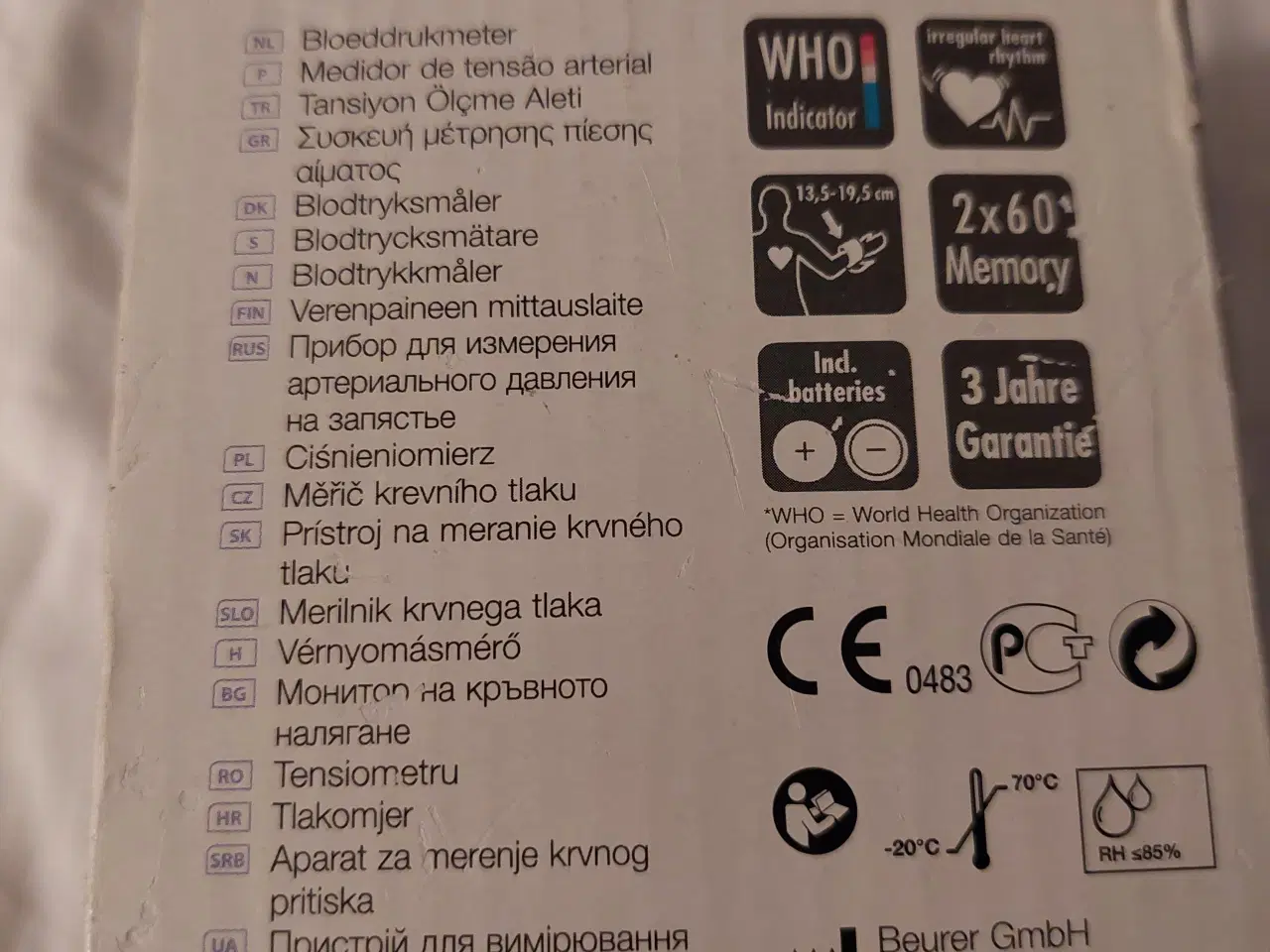 Billede 15 - blodtryksmåler til måling af blodtryk og puls på h