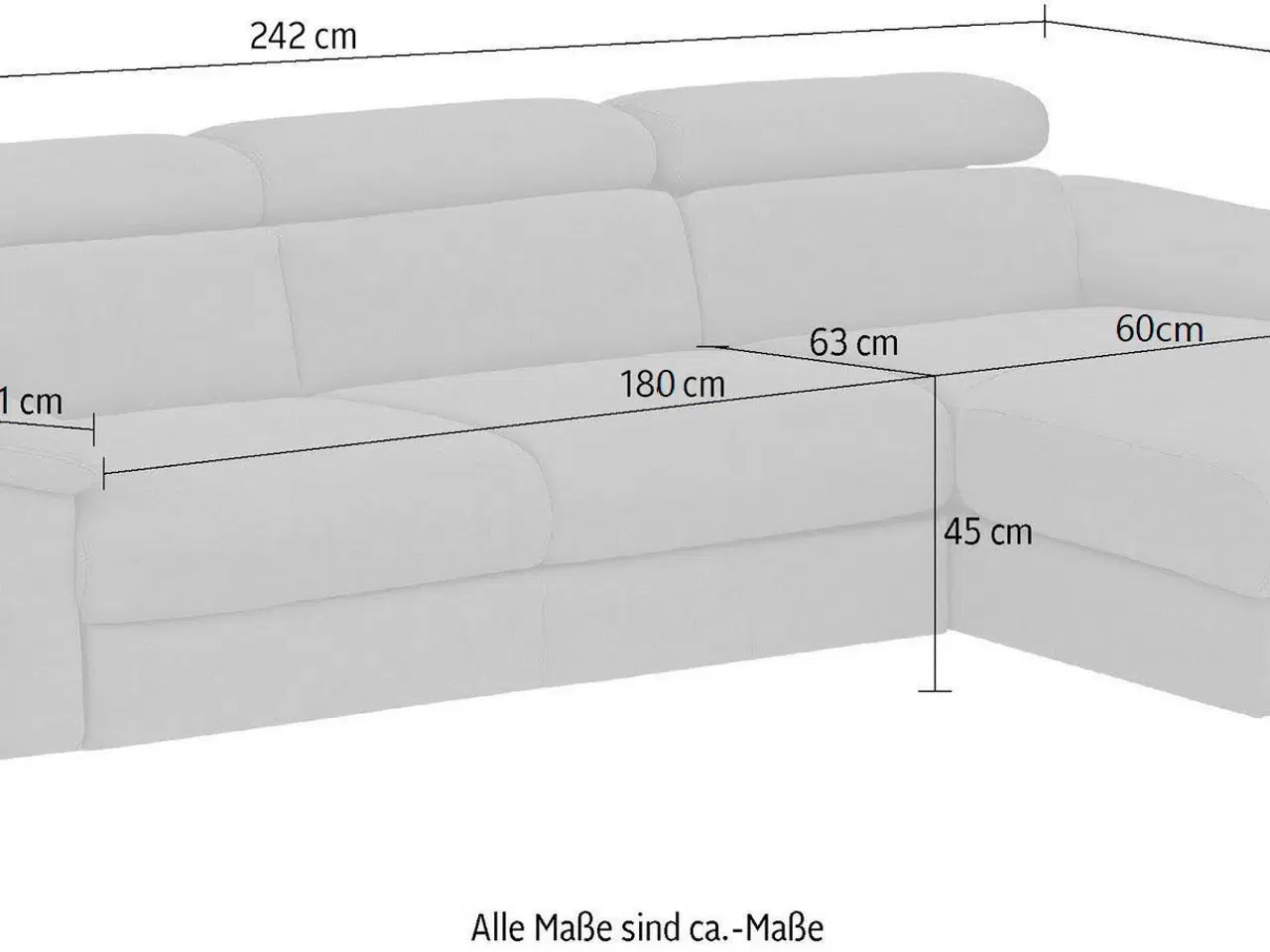 Billede 3 - Hjørnesofa KOMARIS 