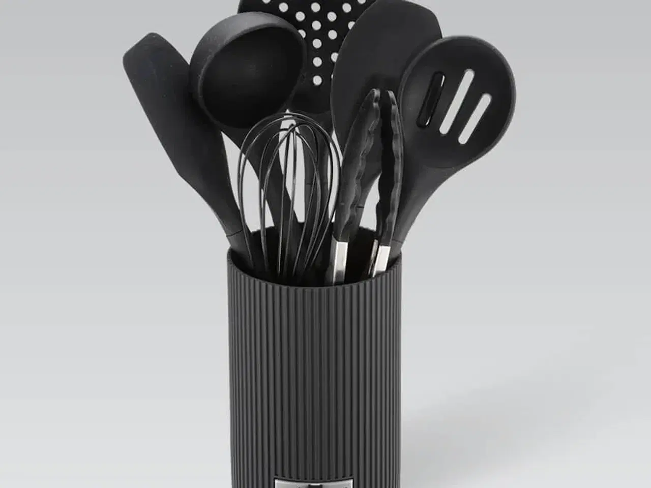 Billede 3 - Køkkenredskabssæt Maestro MR-1542, 8 dele, sort silikone