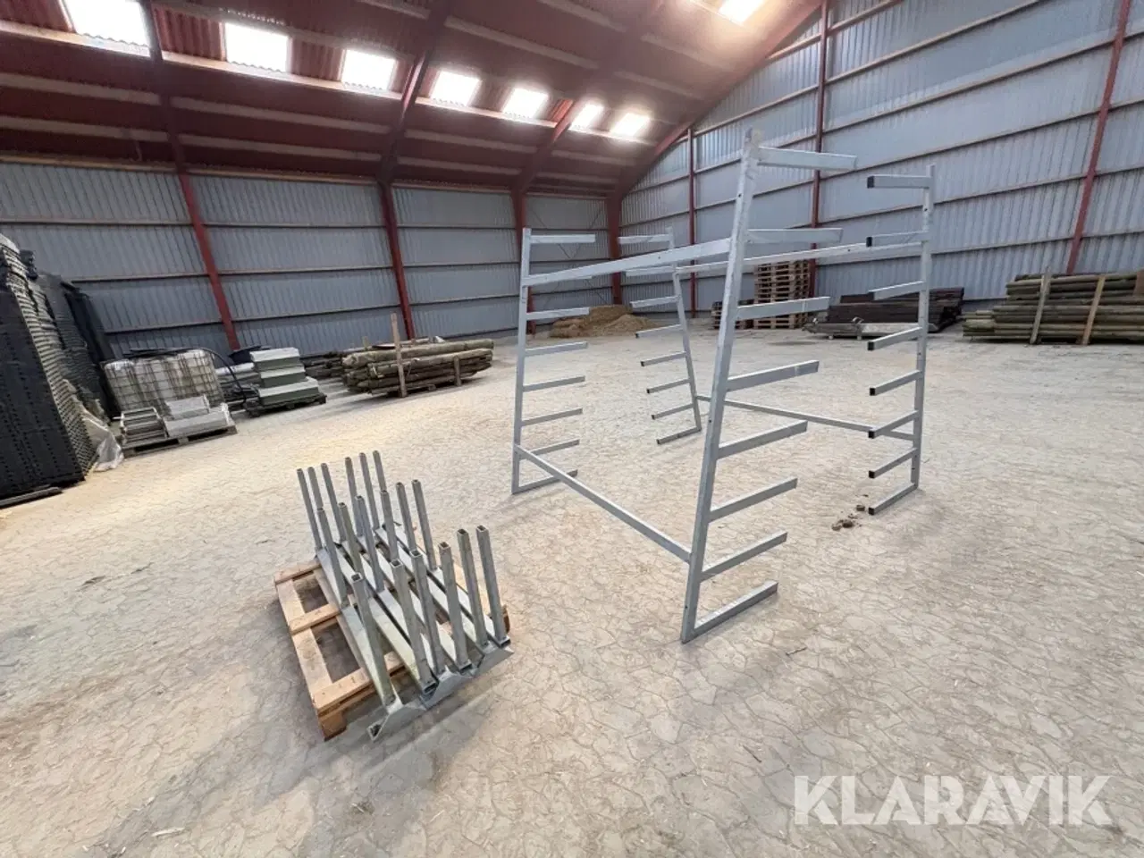 Billede 5 - Stål/gren reoler 2 styk