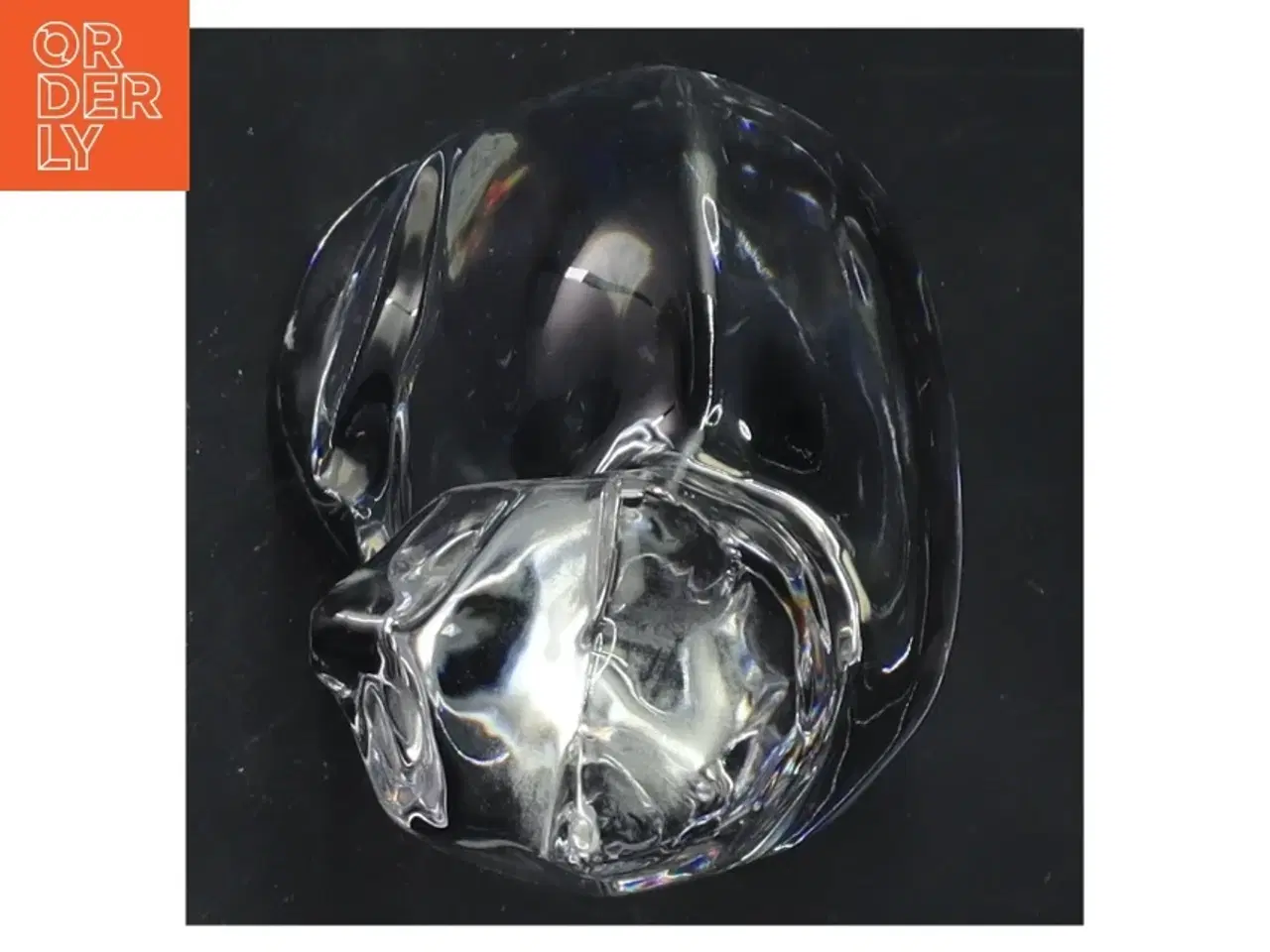 Billede 3 - Glasfigur kat Orrefors (str. 13x8 cm)