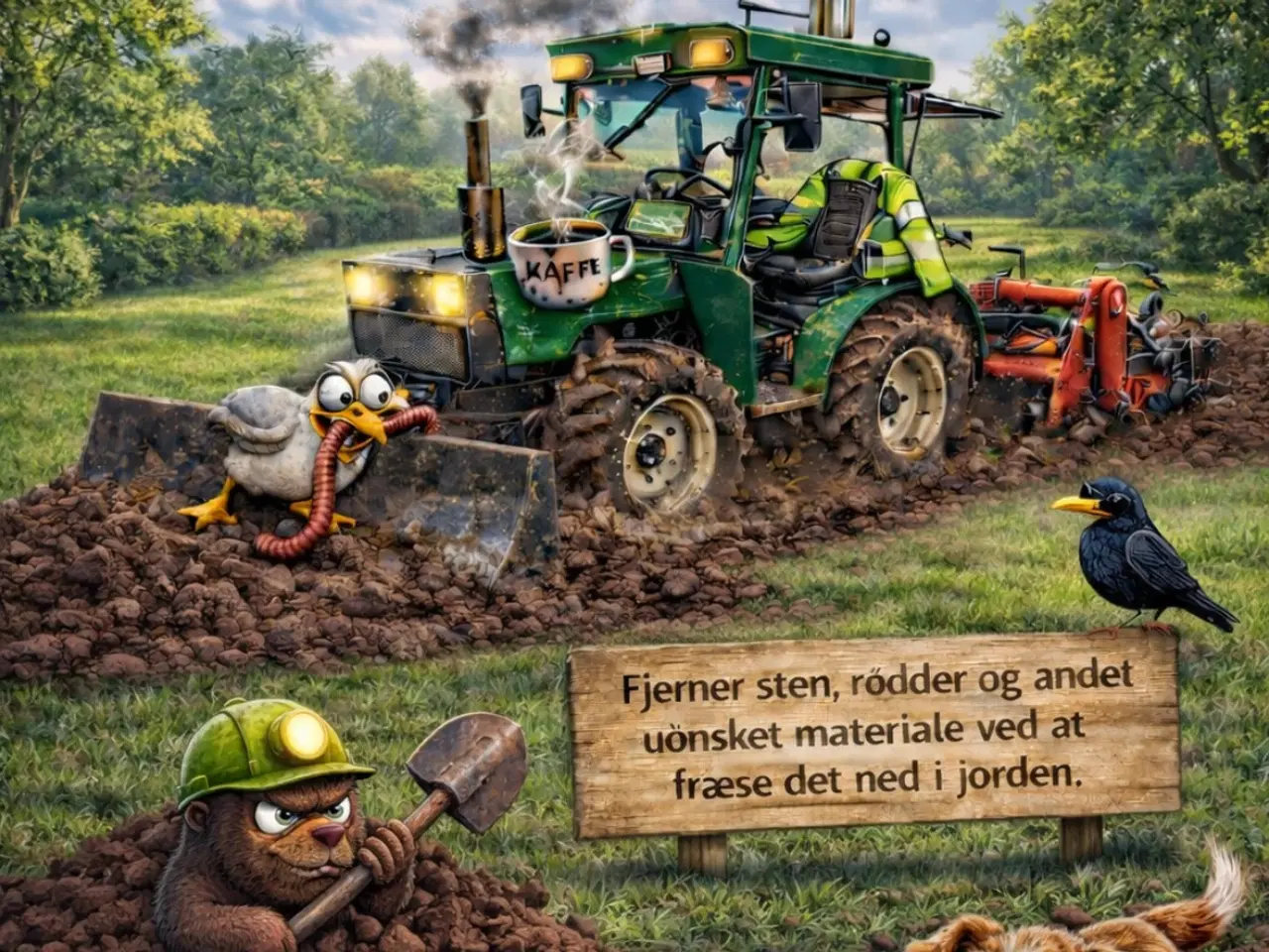 Billede 1 - Stennedlægningsfræser