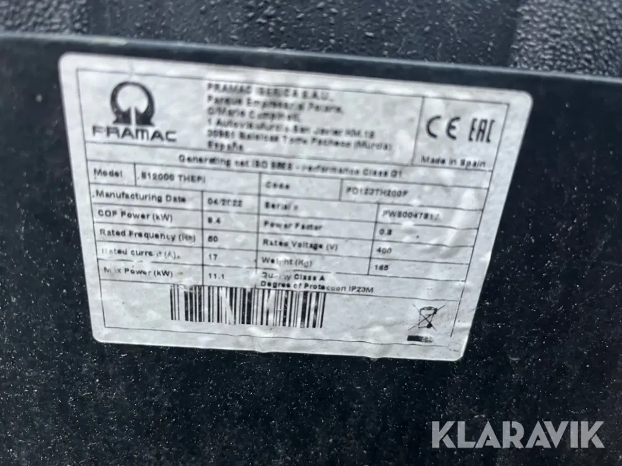 Billede 11 - Generatore Pramac/Adler S12000/AD-688S 2 styk