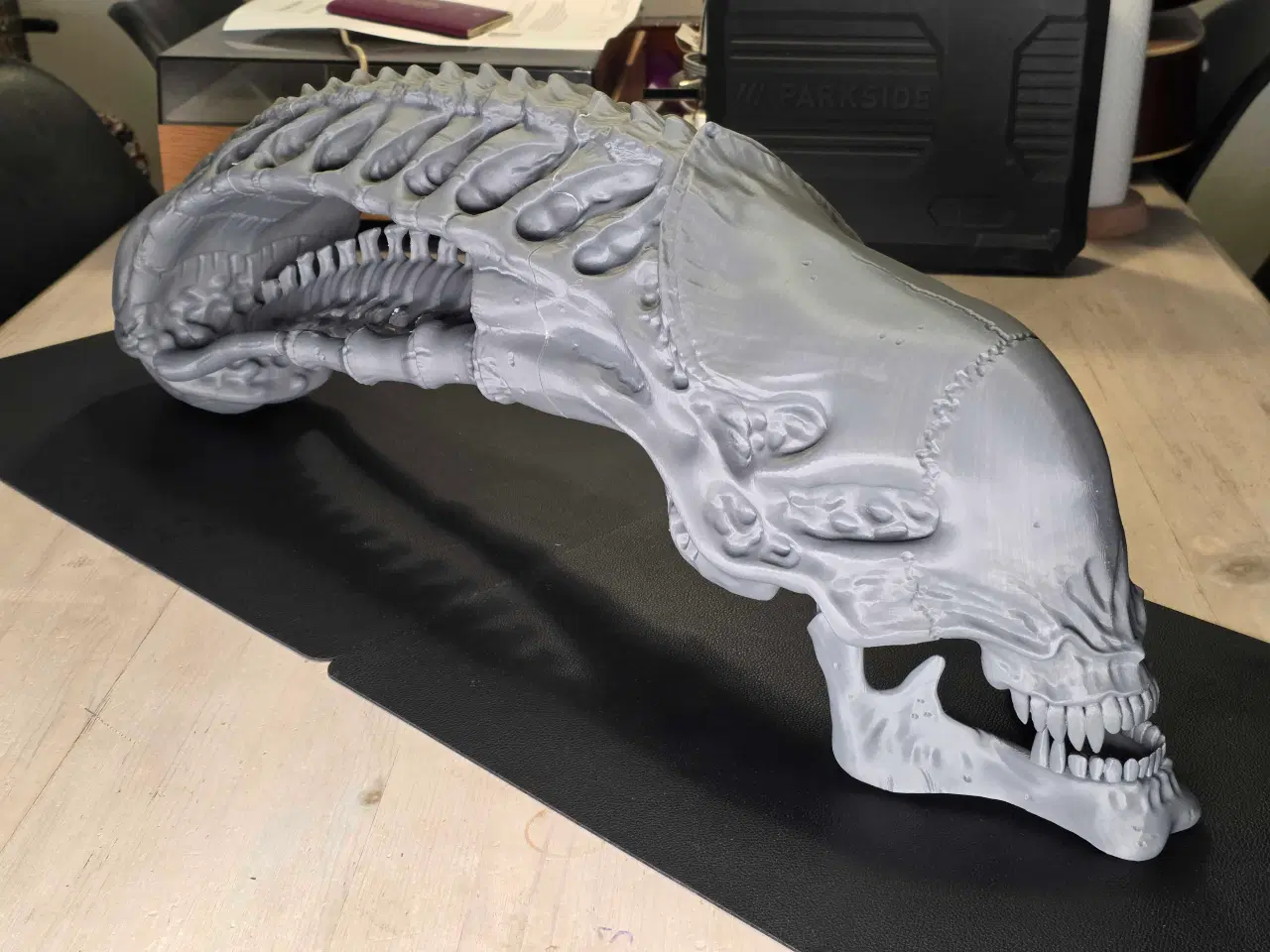 Billede 6 - Livsstørrelse Alien (Xenomorph) Kranie - 3D-print