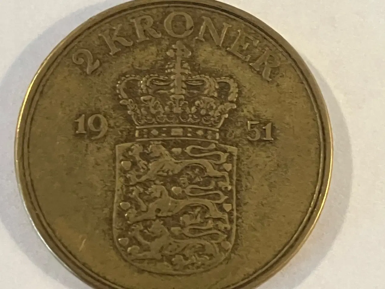 Billede 1 - 2 Kroner Danmark 1951
