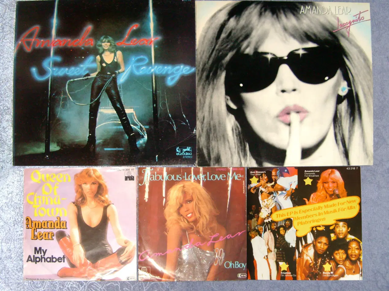 Billede 1 - Amanda Lear LP'er og singler