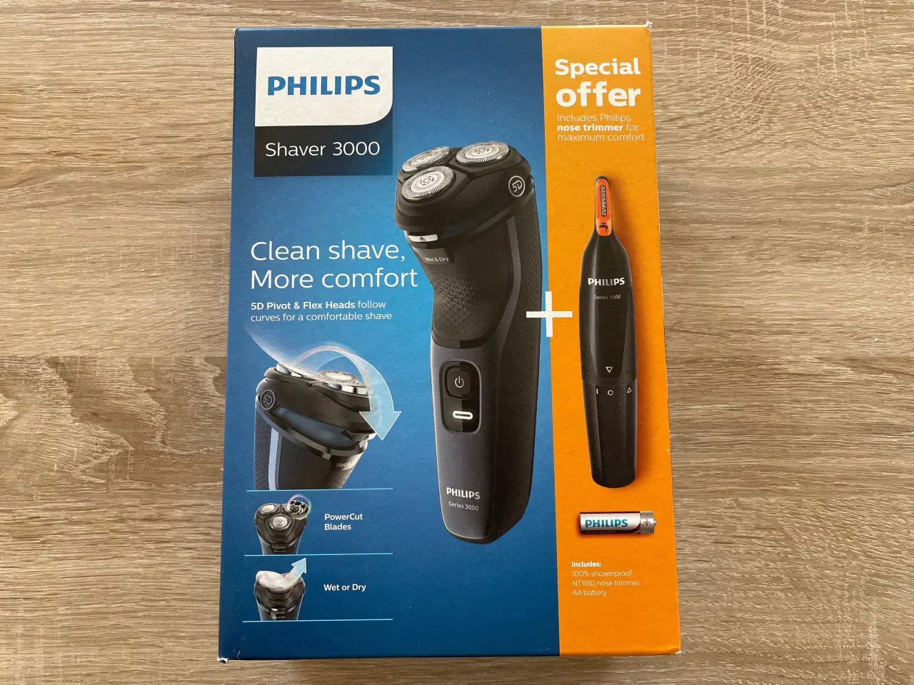 Billede 2 - Philips Shaver 3000 + Næse Trimmer