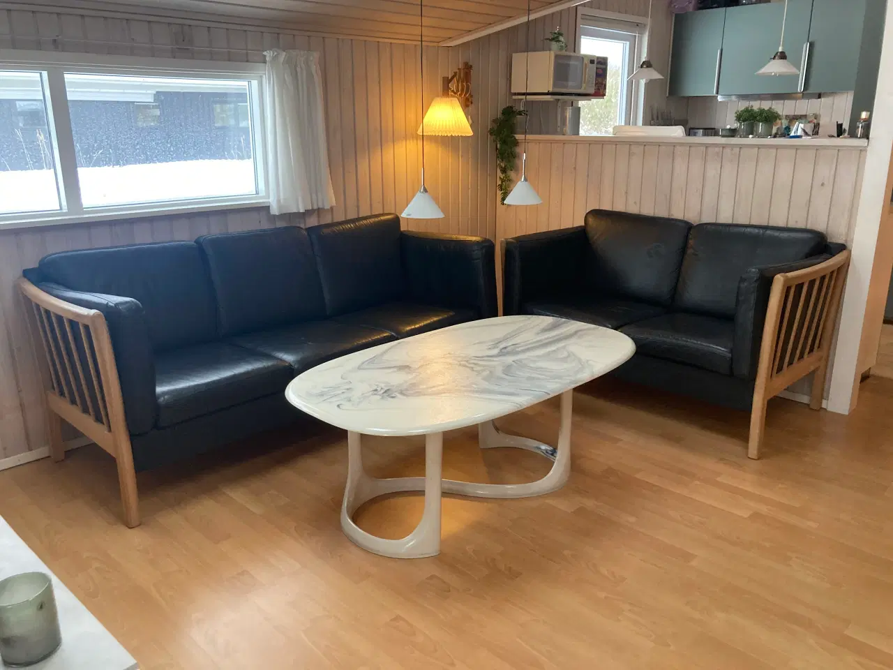 Billede 1 - London sofagruppe i læder